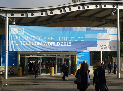 TelecomWorld 2015会場入り口