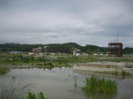 写真２ - 志津川防災センター跡